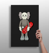 Kaws Skateboard Aluminum Print.